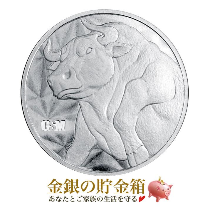 ウシとクマ 純銀 コイン 1/10オンス クリアケース入り 原産国 アメリカ 