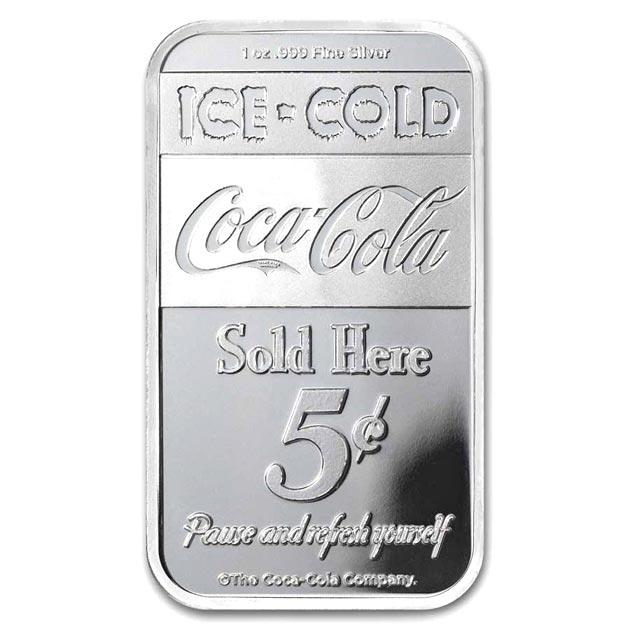 コカコーラ銀貨　1オンス　1枚　TEP コカコーラ銀貨 1オンス 1枚 TEP ver キャビン 楽天市場】コカ