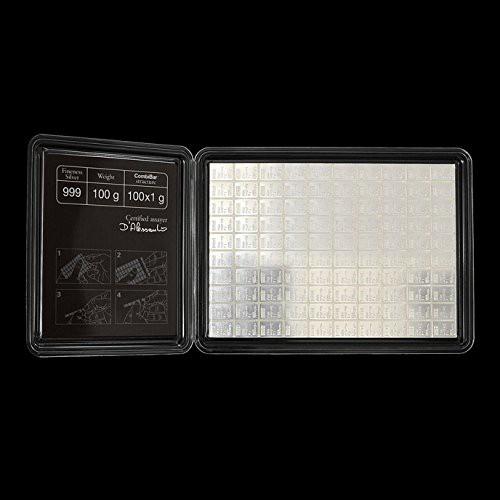 純銀 インゴット『スイス ヴァルカンビ コンビバー シルバーバー 100g