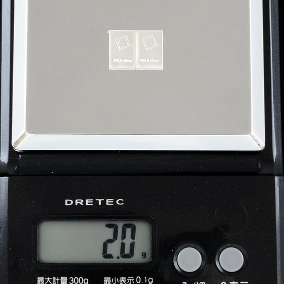 スイス ヴァルカンビ コンビバー シルバーバー 2g ( 1g × 2 スイス ヴァルカンビ コンビバー シルバーバー 2g ( 1g × 2