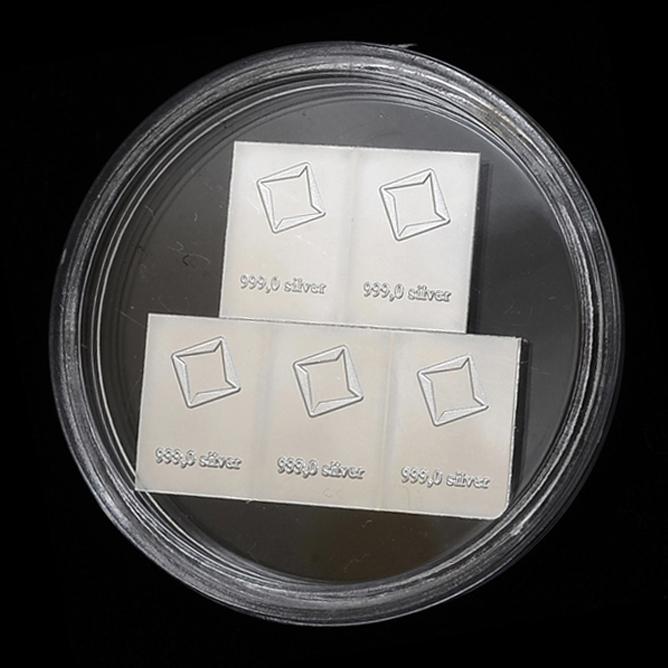 スイス ヴァルカンビ コンビバー シルバーバー インゴット 5g (1g×5