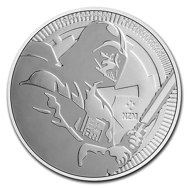 スターウォーズ・ダースベイダー銀貨１オンス2020年製　インフレ対策 スター・ウォーズ ダース・ベイダー銀貨 1オンス 2020年製 純銀 コイン