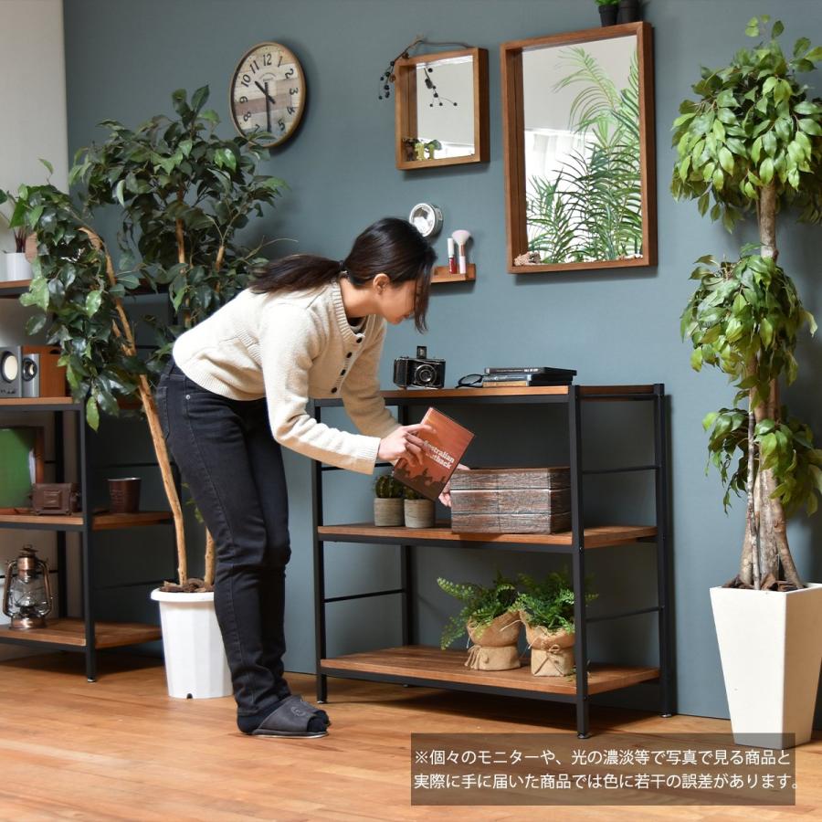 ReCENO ZAGAラック　アイアンラック　シェルフ　天然木　117cm ZAGA ラック90 ｜家具・インテリア通販 Re:CENO(リセノ)