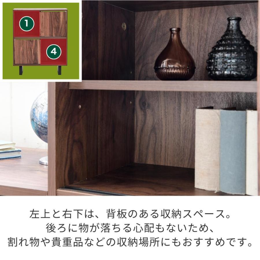 和モダン キャビネット 約 幅 65 飾り棚 和風 インテリア ルーター収納 ボックス 扉付き シェルフ 脚付き FWM-0002 |  | 08
