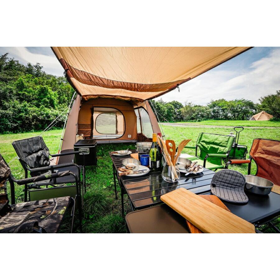 大型 2ルームテント 2Rスクリーンテント アオバ 450x290x200cm