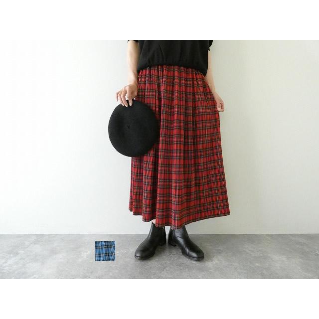 ビュルデサボン◎チェックプリーツスカート bulle de savon(ビュルデサボン) タータンチェック プリーツ