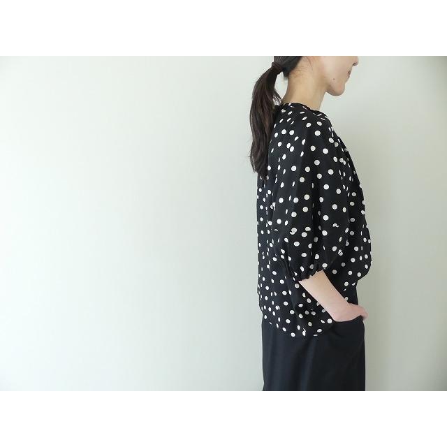 BALLSEY(ボールジィ) ドットプリントランタンスリーブブラウス BALLSEY(ボールジィ) ドットプリントランタンスリーブブラウス