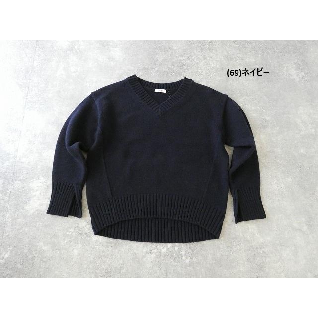 SALE】MACPHEE(マカフィー) ラムカシミヤ Vネックプルオーバー(12-02