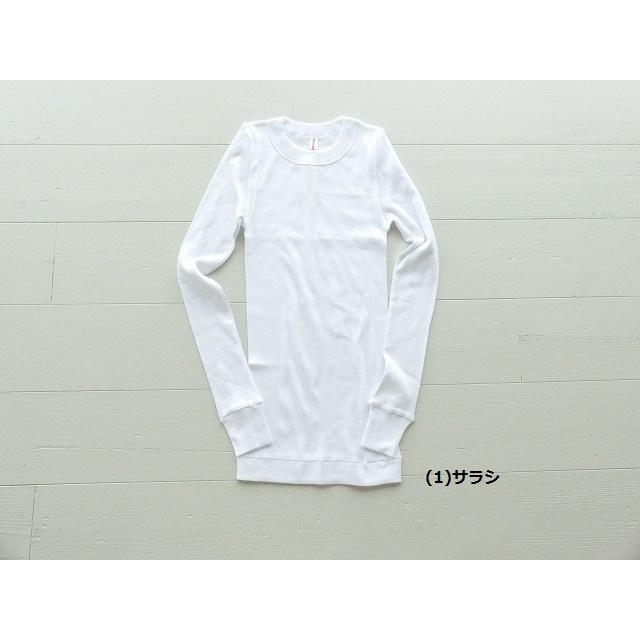 homspun(ホームスパン) 丸胴テレコクルーネックプルオーバー(6014