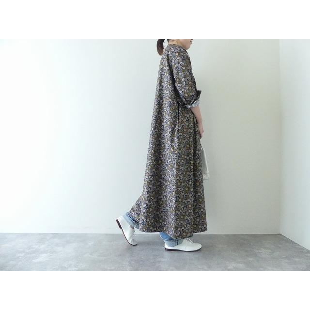 ichi(イチ) ビエラ花柄Aラインシャツワンピース(240408) : 240408  