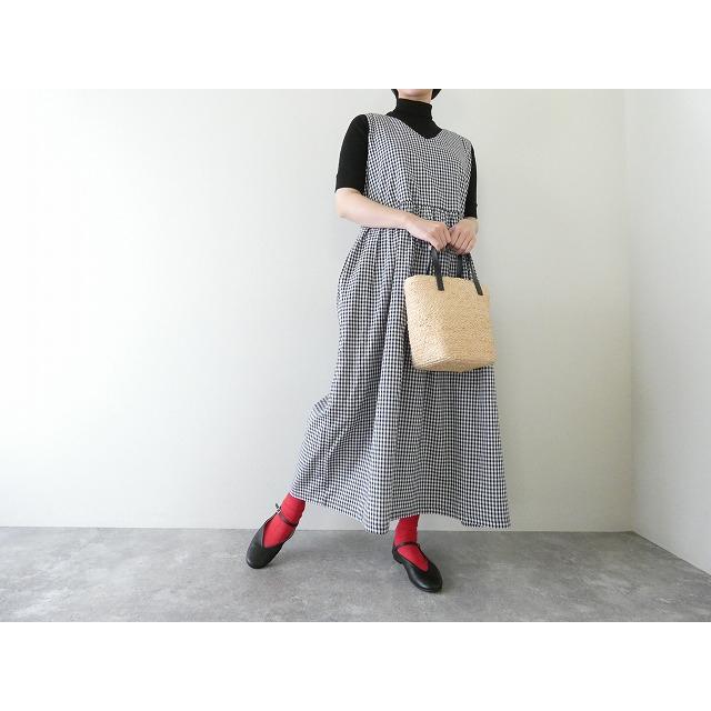 SALE】ichi(イチ) ギンガムチェックVネックワンピース(241127)※セール