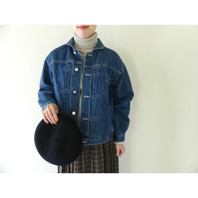 新品OUVERT ウーヴェル セルビッチデニム ジャケット OUVERT(ウーヴェル) セルビッチデニムラウンドカラージャケット