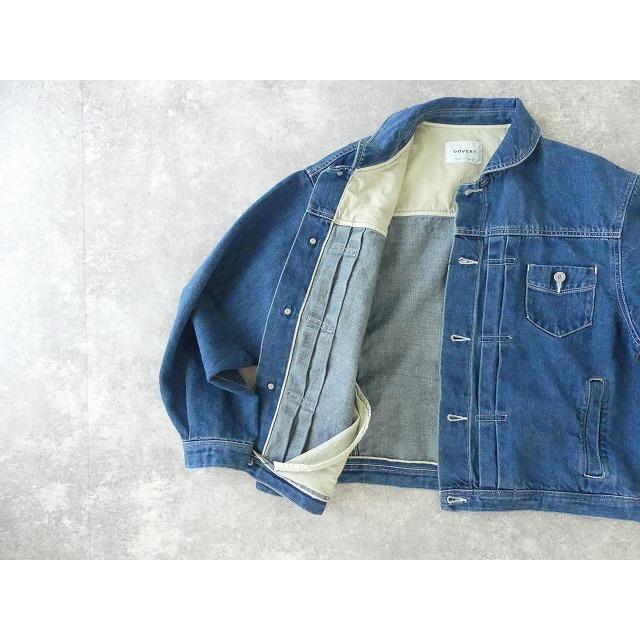 OUVERT(ウーヴェル) セルビッチデニムラウンドカラージャケット