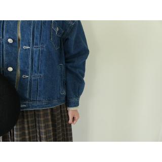 OUVERT(ウーヴェル) セルビッチデニムラウンドカラージャケット