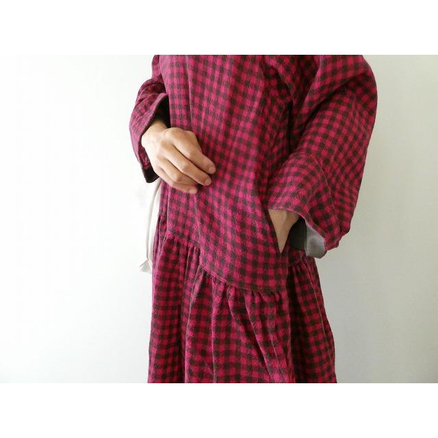 SALE】ichi(イチ) ウールガーゼギンガムワンピース(250429)※セール商品