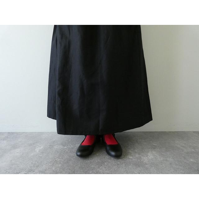 homspun(ホームスパン) ウールリネンフリルポケットギャザースカート