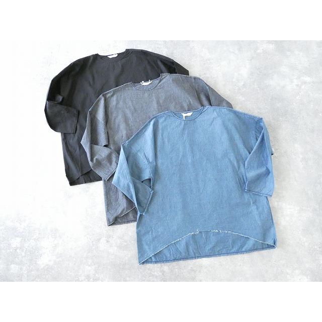 homspun(ホームスパン) ライトオンスシャンブレーロングスリーブプル