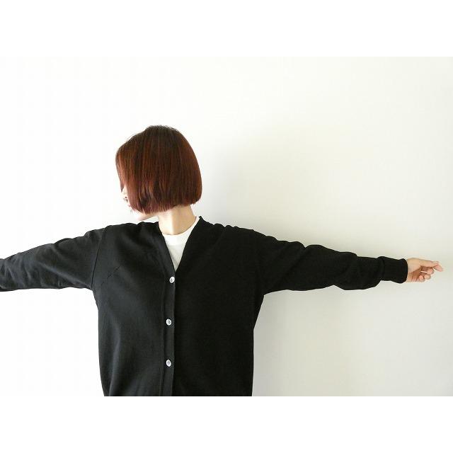 homspun(ホームスパン) コンパクト裏毛Vネックカーディガン(252-6555