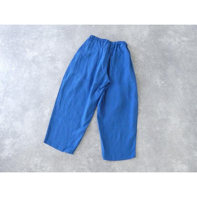 ina(イナ) フレンチリネンキャンバスウエスト切替ゴムタックパンツ