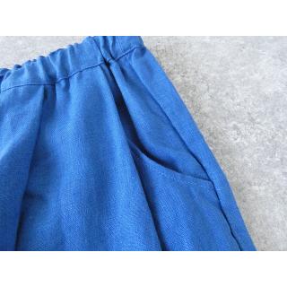 ina(イナ) フレンチリネンキャンバスウエスト切替ゴムタックパンツ