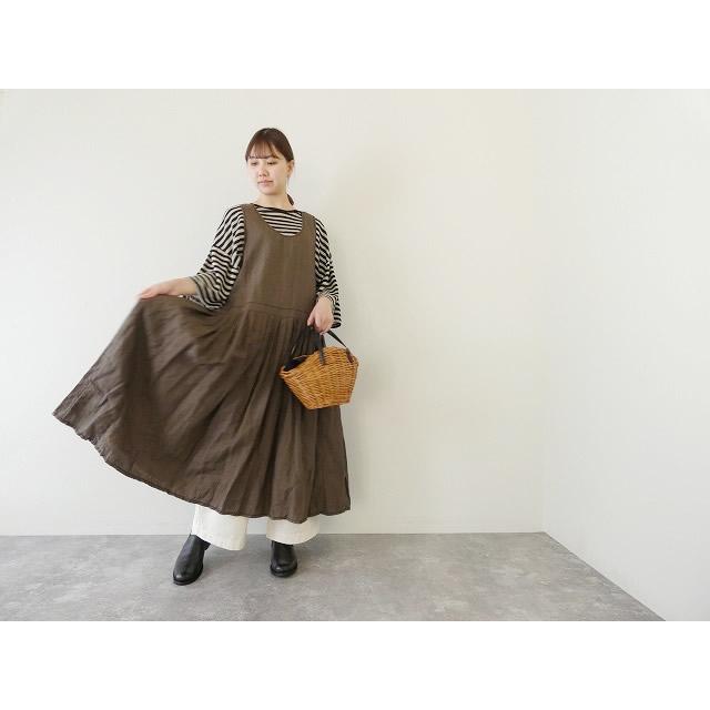 homspun(ホームスパン) リネンバイオノースリーブワンピース(261-1624