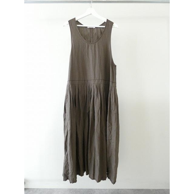 homspun(ホームスパン) リネンバイオノースリーブワンピース(261-1624