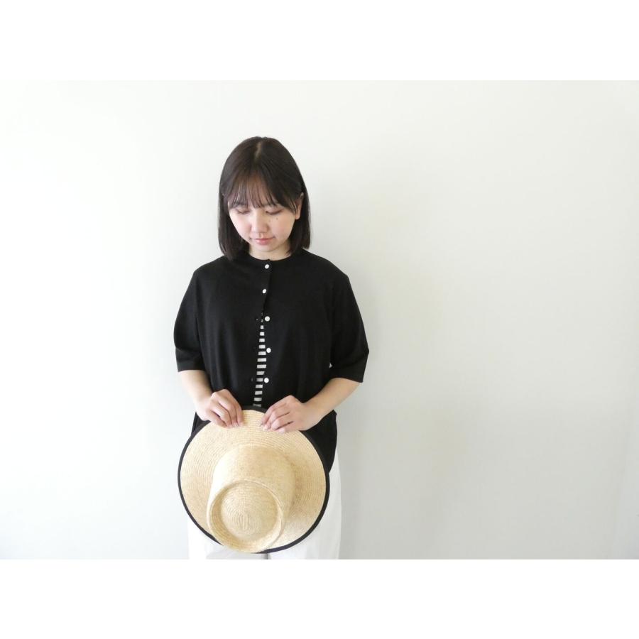 homspun(ホームスパン) 60/2天竺半袖カーディガン(261-6565) : SPACE