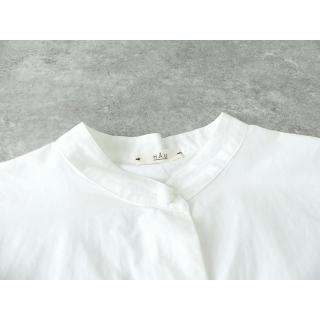 HAU(ハウ) cotton silk stand collar shirts(3211-0904)｜spacemoo｜17