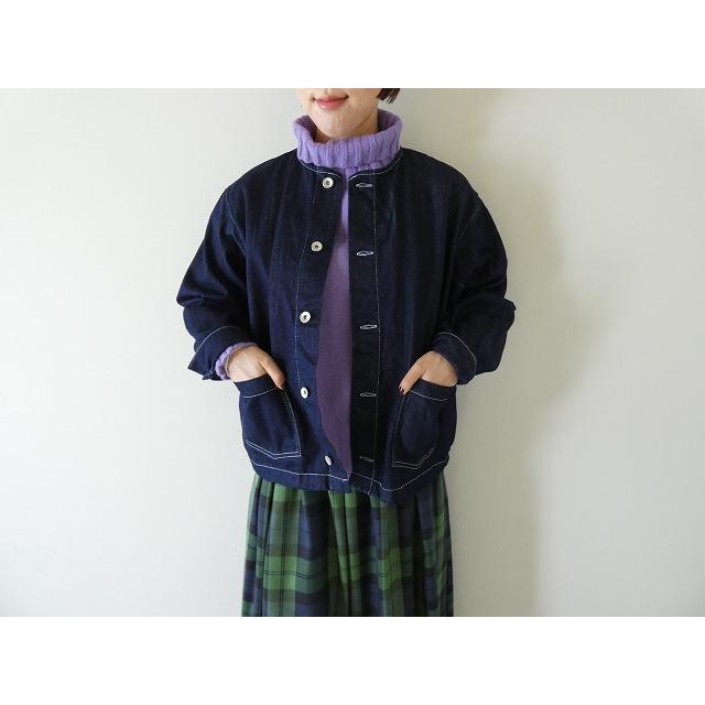 NARU 12ozムラデニムノーカラージャケット(666811) : SPACE MOO ヤフー
