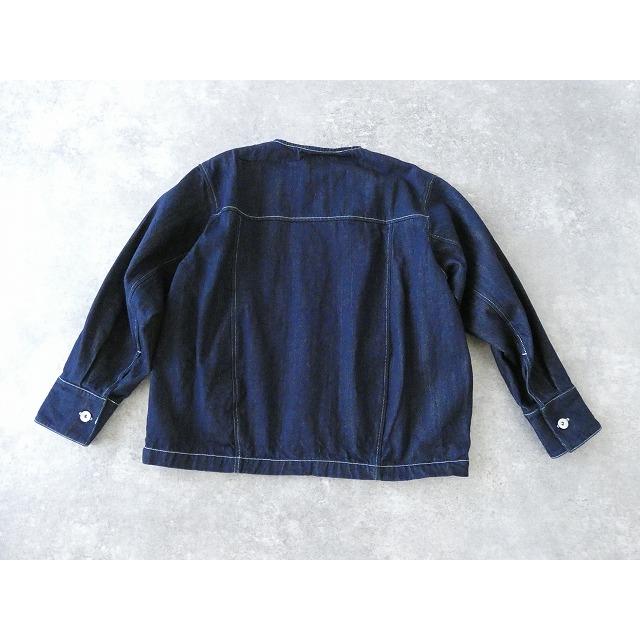 NARU 12ozムラデニムノーカラージャケット(666811) : SPACE MOO ヤフー