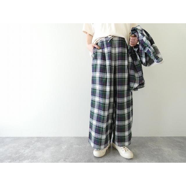 NATURAL LAUNDRY(ナチュラルランドリー) マドラスチェックワイドタック