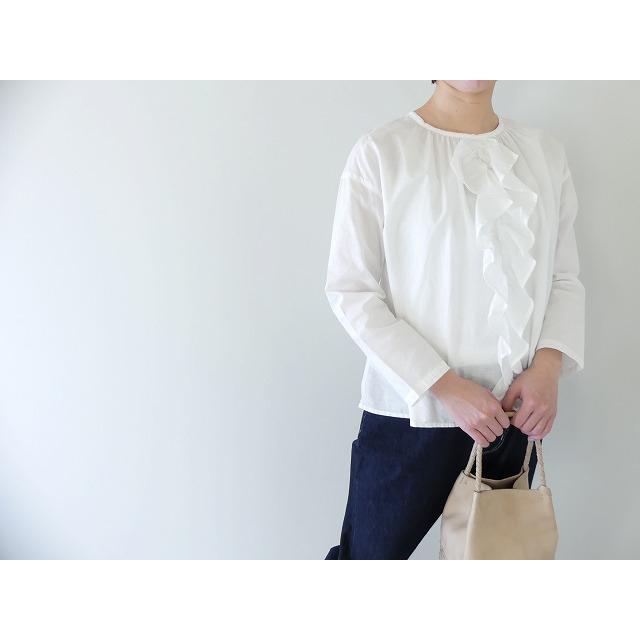 SALE】grin(グリン) コットンリネンキャンブリックラッフルプル