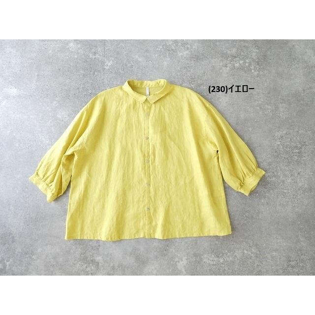【SALE】grin(グリン) リネン7分袖シャツ(8253T001)※セール商品の為、送料無料サービス対象外 SALE】grin(グリン) リネン7分袖シャツ(8253T001)※セール商品の