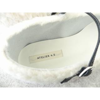 【SALE】ATELIER 4.5 ゴートレザーボアストラップシューズ(A-024)※セール商品の為、送料無料サービス対象外 |  | 14