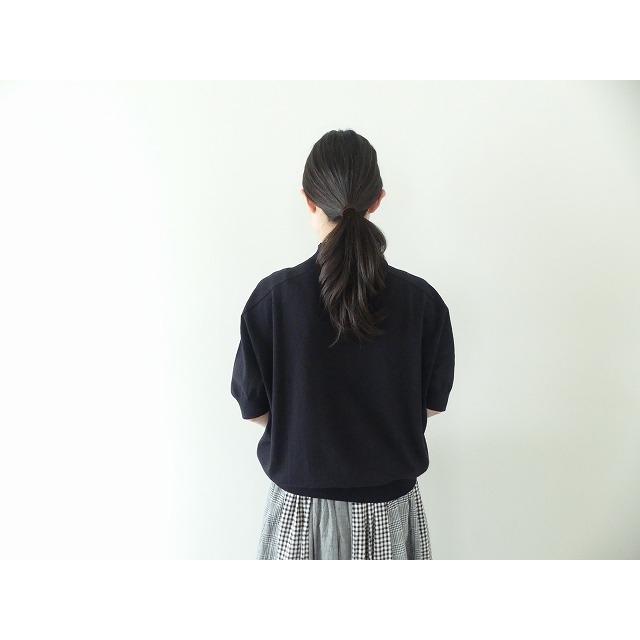 LinenYa(リネンヤ) モックネック5分袖ニット(AS602) : SPACE MOO