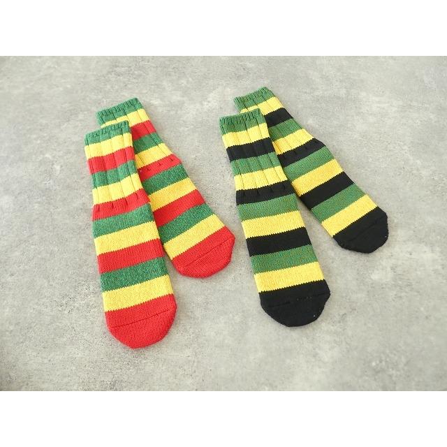 KAPITAL(キャピタル) 56本 ラスタ RAINBOWY HAPPY HEEL ソックス