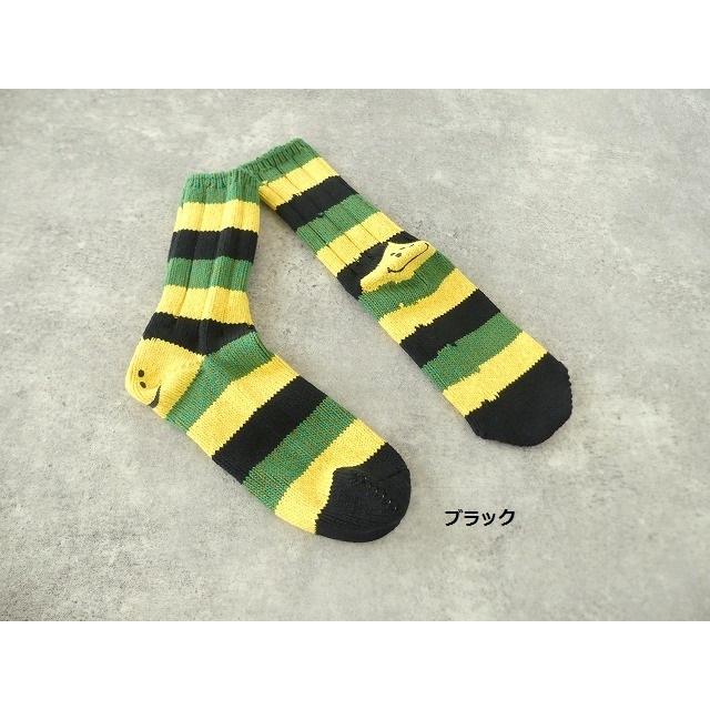 KAPITAL(キャピタル) 56本 ラスタ RAINBOWY HAPPY HEEL ソックス