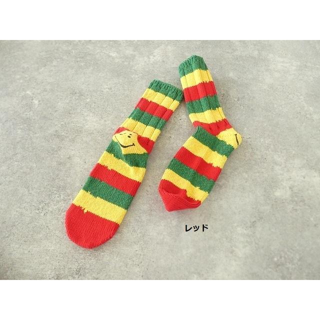 KAPITAL(キャピタル) 56本 ラスタ RAINBOWY HAPPY HEEL ソックス