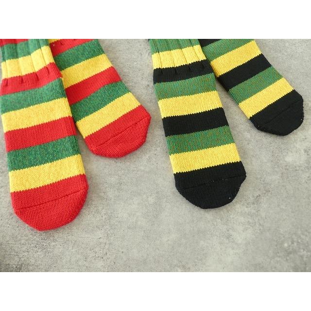 KAPITAL(キャピタル) 56本 ラスタ RAINBOWY HAPPY HEEL ソックス