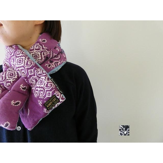 KAPITAL キャピタル バンダナ リバーシブルKESAマフラー KAPITAL(キャピタル) ネルバンダナプリントリバーシブルKESAマフラー