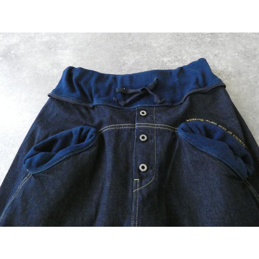 KAPITALキャピタル日本製 廃盤コットンサルエルパンツsize1/Sブルー KAPITAL(キャピタル) 11.5ozデニムサルエルヌーベルパンツ 2026(EK