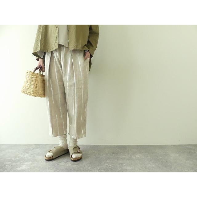 KAPITAL(キャピタル) リネン グリッターフィリーズストライプ イージー