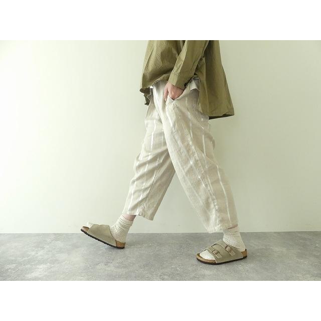 KAPITAL(キャピタル) リネン グリッターフィリーズストライプ イージー