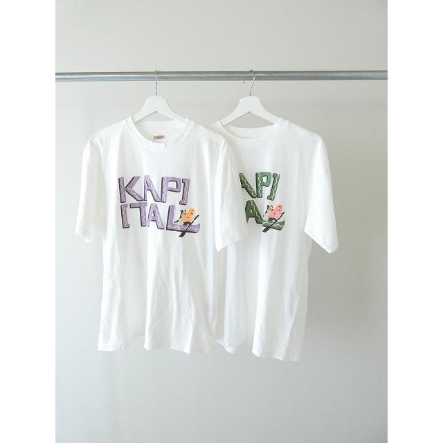 KAPITAL(キャピタル) 天竺クルーT カヌーKAPITALプリント(K2508SC005