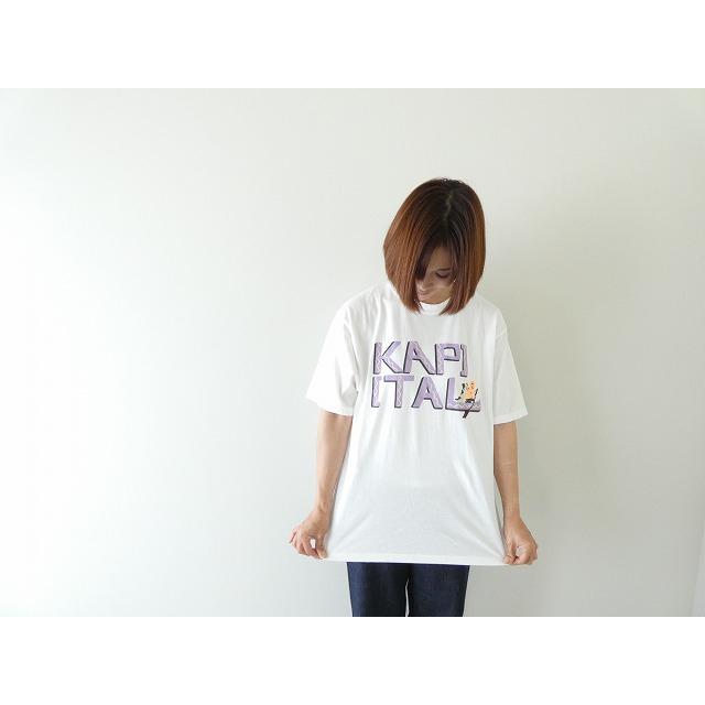 KAPITAL(キャピタル) 天竺クルーT カヌーKAPITALプリント(K2508SC005