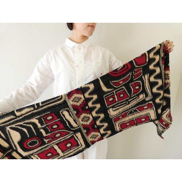 KAPITAL(キャピタル) 縮絨ウール Alaska-Raven HAPPYマフラー