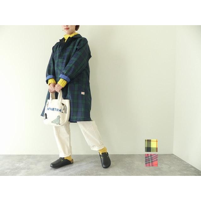 快晴堂謹製　タータンチェックライナーつき　パーカーミリタリージャケット 快晴堂(かいせいどう) ナイロンタータン旅したくコート(33JK-29