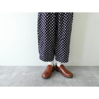 未使用級　快晴堂 ネイビーの抜染水玉　フードプルオーバー 快晴堂 - グレーとネイビーの抜染水玉／フードプルオーバー