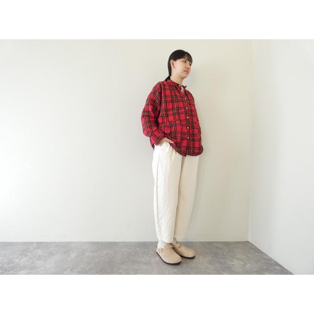快晴堂(かいせいどう) タータンフォーエバー スタンド背タックシャツ