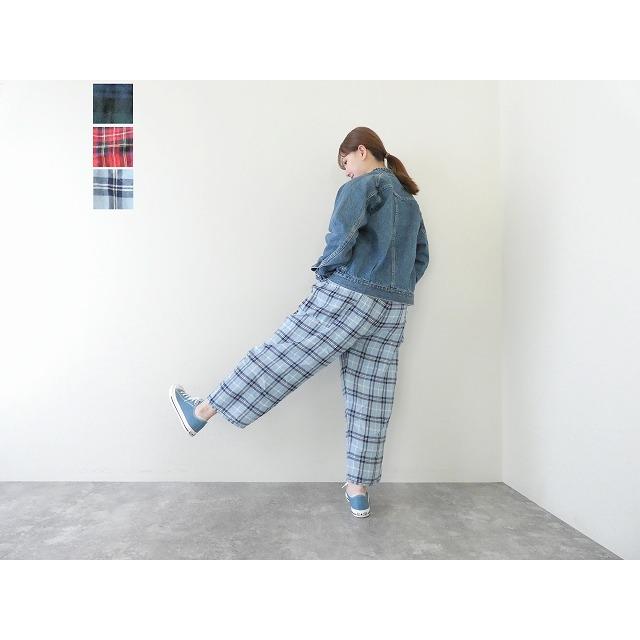 【専用】快晴堂 タータンチェック/エバーグリーン斜めポケットパンツ 快晴堂(かいせいどう) タータンチェック/エバーグリーン斜めポケット